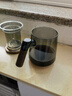 易澤家觀(guān)山泡茶杯茶水分離過(guò)濾花茶杯男玻璃水杯辦公室喝茶杯子 透黑三件杯(觀(guān)山) 曬單實(shí)拍圖