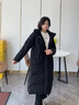 波司登（BOSIDENG）羽絨服男女同款情侶裝長(cháng)款連帽新國標90絨商場(chǎng)同款外套 【店長(cháng)推薦】黑色8056 XS 155/80A 體重約110-130斤 曬單實(shí)拍圖