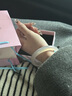 VTL天然高冰玉手鐲女玉髓鐲子冰種白月光荔枝凍翡翠玉鐲女生日禮物女 54~55高冰香檳灰手鐲（冰透） 曬單實(shí)拍圖