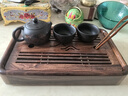 陶福氣家用黑檀木實(shí)木茶盤(pán)茶臺 簡(jiǎn)約辦公室排水蓄水小茶臺水杯托盤(pán)中式 名川烏金木茶盤(pán)-小號 曬單實(shí)拍圖
