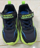 Skechers斯凱奇男童熒光閃燈鞋童鞋透氣跑步運動(dòng)鞋撞色大童跑鞋400103L 曬單實(shí)拍圖