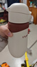 世喜兒童保溫杯寶寶保溫杯1-3歲兒童水杯3-6歲直飲杯316不銹鋼480ml 兒童保溫杯（棕杯套款）+吸管嘴 曬單實(shí)拍圖