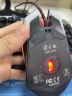 灵蛇（LINGSHE）真机械手感游戏键盘鼠标套装 金属面板 键帽发光 十九键无冲 鼠标键盘套装MK210银灰 实拍图