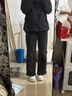 自巧小個(gè)子新復(fù)古回潮加絨黑色顯瘦直筒牛仔褲女秋冬2024新款拖地褲子 謐黑色 S (3碼) 曬單實(shí)拍圖