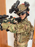 特種兵cos服新款兒童迷彩服套裝男女童戶(hù)外特種兵戰術(shù)軍訓服 MC-CP頭盔十二件套  110cm 曬單實(shí)拍圖