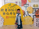 小淘孩男童漢服春秋兒童古裝唐裝長袖中國風(fēng)中秋演出服表演服 青色120 曬單實(shí)拍圖