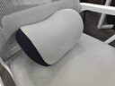 名創(chuàng  )優(yōu)品辦公椅頭枕靠枕 仰睡護頸枕工學(xué)椅枕頭電競椅腰靠墊 黑灰拼色【單頭枕一個(gè)】 曬單實(shí)拍圖