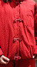 朵朵·可可結婚禮物  本命年新年紅品 羽絨服家居服套裝  暗紅 M (160) 曬單實(shí)拍圖