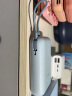 小米自带线充电宝10000mAh 口袋版小巧便携迷你移动电源随身充22.5w双向快充安卓苹果通用 灰蓝色 实拍图