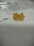 周六福七夕禮物黃金耳釘女足金999花卉耳飾耳針 計(jì)價(jià) 2.26g 曬單實(shí)拍圖