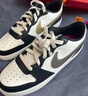 耐克（NIKE）官方NIKE COURT BOROUGH LOW 2 SE 耐克酷菠蘿大童運動(dòng)鞋DJ0040 100白/金屬青灰/灰黑/深粉 40 曬單實(shí)拍圖