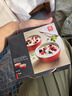 雙立人（ZWILLING）陶瓷小碗餐具飯碗湯碗廚房配件紅色小碗家用餐具2件套 曬單實(shí)拍圖
