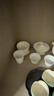 蘇氏陶瓷（SUSHI CERAMICS）超薄胎主人杯素燒羊脂玉瓷淡墨秋山美人茶杯個(gè)人專(zhuān)用杯80ml J1218 曬單實(shí)拍圖