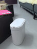 京东京造 智能感应垃圾桶充电版  卫生间夹缝厨房带盖垃圾筒 小号 实拍图