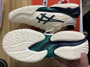 亞瑟士（ASICS）網(wǎng)球鞋男德約科維奇同款COURT FF 3 NOVAK專(zhuān)業(yè)運動(dòng)鞋耐磨 1041A370-105【米色/綠色】 41.5 曬單實(shí)拍圖