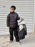 G.DUCKKIDS小黃鴨男童冬季羽絨服沖鋒衣三合一可拆卸外套2025新款中大兒童男 黑色沖鋒衣+羽絨內膽 130 cm (建議身高115-125CM,體重40-50斤) 曬單實(shí)拍圖