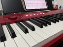 卡西歐（CASIO）電鋼琴便攜PX-S1100/PXS3100重錘88鍵智能觸屏火星紅成人專(zhuān)業(yè)考級 PXS1100紅色+單踏板+便攜X架 曬單實(shí)拍圖