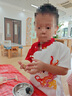 古妮婭哪吒衣服漢服兒童cos服裝男女童國風(fēng)套裝100 曬單實(shí)拍圖