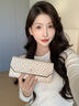 金利來(lái)（Goldlion）錢(qián)包女大容量手拿包2026新款三折印花女士時(shí)尚潮流多功能長(cháng)款錢(qián)包 米白【時(shí)尚印花】 曬單實(shí)拍圖