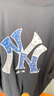 NEW ERA紐亦華MLB腰果花運動(dòng)短袖T恤男女情侶NY LA印花 14179141-黑色-NY 腰果花 2XL 曬單實(shí)拍圖