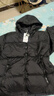 迪士尼（Disney）童裝黑金男女童面包服90白鴨絨中大童外套兒童羽絨服 黑   140    曬單實(shí)拍圖
