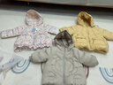 戴維貝拉（DAVE＆BELLA）兒童抗菌羽絨服2025冬裝新款女童外套防水女寶寶上衣小童保暖外衣 花朵印花【現(xiàn)貨】 90 cm 【充絨量68.5g】 曬單實拍圖