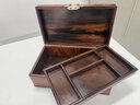 尋檀大紅酸枝首飾盒結婚送禮高檔紅木飾品盒帶鎖復古中式實(shí)木質(zhì)收納盒 大紅酸枝獨板首飾盒 30*17*11cm 曬單實(shí)拍圖