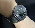 卡西歐（CASIO）G-SHOCK GM-2100八王子明星同款歐8金屬表頭運動(dòng)男士手表 GM-2100B-3APR 曬單實(shí)拍圖