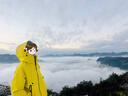 吉普（JEEP）三合一沖鋒衣男女2025新款可拆卸內膽秋冬季防水外套登山服兩件套 熒光綠抓絨內膽  三合一可拆卸  S 90-110斤 曬單實(shí)拍圖
