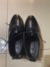 蜻蜓牌皮鞋男士真皮商務(wù)正裝皮鞋休閑秋季軟底結婚鞋耐磨冬季加絨棉皮鞋 黑色-四季 37 曬單實(shí)拍圖