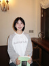 韓系漂亮條紋插肩長(cháng)袖t恤女2025新款早秋季單穿寬松百搭chic上衣 白色 M 曬單實(shí)拍圖