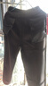 俞兆林（YUZHAOLIN）加絨休閑褲女松緊腰直筒加絨加厚褲闊腿加絨保暖褲子 Y144K3014 曬單實(shí)拍圖