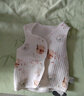 童泰（TONGTAI）嬰兒馬甲秋冬寶寶夾棉衣服兒童外出上衣TS43J191-DS棕色80cm 曬單實(shí)拍圖