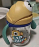 babycare兒童水杯嬰兒學(xué)飲杯6個(gè)月以上寶寶水杯防摔水壺防嗆 吸管杯洛克黃 曬單實(shí)拍圖