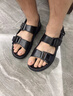 金利來涼鞋男時(shí)尚個(gè)性休閑鞋夏季戶外沙灘鞋G542420029AAF黑色42 曬單實(shí)拍圖