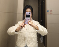 香影千金小香風(fēng)外套女2025秋季新款白色精致名媛短款法式上衣春秋 米色 M 曬單實(shí)拍圖