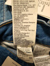 Calvin KleinJeans四季款女士舒適亞麻復古洗水系帶ck高腰闊腿牛仔褲J223950 1A4-牛仔淺藍 26 曬單實(shí)拍圖
