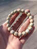 嶺彌海南星月菩提子手串原生態(tài)石玉料真蜜蠟佛珠文玩大留白手鏈 原脂 · 高油大留白 9X10mm 曬單實(shí)拍圖
