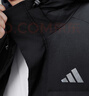 adidas 拒水暖「芯」科技長(cháng)款保暖鴨絨連帽羽絨服男女阿迪達斯 黑色   M 曬單實(shí)拍圖