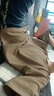 【肥仔250斤超大6XL】胖子短袖T恤男夏季寬松加肥大碼oversize上衣ins潮牌半袖體恤男裝 咖啡色 4XL 曬單實拍圖