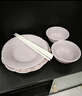 SUCCOHOMEWARE巴洛克法式復(fù)古餐具套裝西餐廳歐式浮雕陶瓷碗盤整套閨蜜新婚禮物 浮雕2人食+雪梨紙禮盒(京東物流)快至次日達(dá) 曬單實拍圖