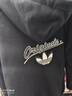 adidas 2025新款針織運動(dòng)連帽夾克外套男女秋季阿迪達斯三葉草 黑色   L 曬單實(shí)拍圖