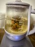 九陽(yáng)（Joyoung）1.5L全玻璃沸萃養生壺煮茶器 0膠水玻璃濾網(wǎng)燉盅 花茶壺燒水保溫一體全自動(dòng)恒溫電熱水壺15WY10J 曬單實(shí)拍圖