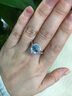 rarebeauty海藍寶石戒指女士手飾品時(shí)尚珠寶首飾品生日禮物送老婆女友 【現貨】 14號 2ct 圣瑪利亞色  18K金海藍寶石戒指. 曬單實(shí)拍圖