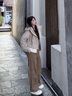 ONLY2025冬季新款三防工裝戶(hù)外立領(lǐng)連帽保暖羽絨服女|125423006 C13心羽灰色 XS 曬單實(shí)拍圖