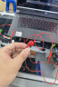 纽曼（Newmine）NM-LK06 半入耳式线控有线耳机 手机耳机 音乐耳机 3.5mm接口 电脑笔记本手机适用 红色 实拍图