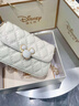 迪士尼（Disney）包包女包2025新款高級感學(xué)生小眾鏈條小方包女生紀念日生日禮物 鏈條小方包-白色【精美包裝+掛件】 曬單實(shí)拍圖