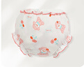 愛(ài)寶適兒童內褲寶寶面包褲女童純棉三角短褲小孩褲頭4條小狗110碼T200 曬單實(shí)拍圖