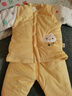 迪士尼寶寶寶寶套裝嬰幼兒衣服加棉秋冬棉衣套裝分體式衣服純棉內(nèi)衣可開(kāi)檔衣 寶寶加棉套裝(黃色云朵) 80 曬單實(shí)拍圖