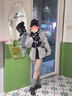 OTST灰色毛呢外套大衣女春秋2025年春季新款春夏小個(gè)子感短款上衣百搭 灰色【版】 M 90-100斤 曬單實(shí)拍圖